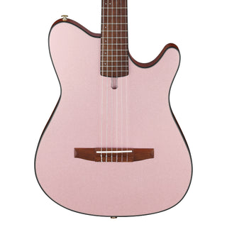 Ibanez FRH10N 6-String Acoustic-Electric Guitar - Rose Gold Metallic Flat