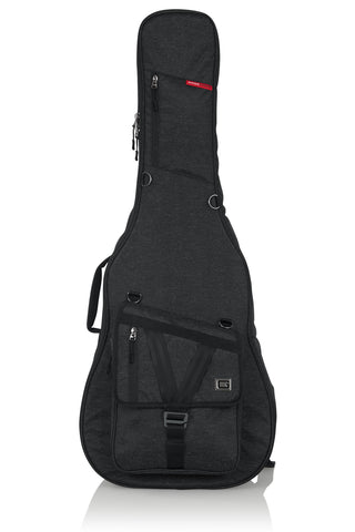 Gator Transit Series Acoustic Guitar Gig Bag - Charcoal Black