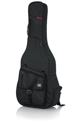 Gator Transit Series Acoustic Guitar Gig Bag - Charcoal Black