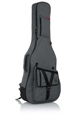 Gator Transit Series Acoustic Guitar Gig Bag - Light Grey