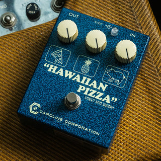 Caroline Guitar Company Hawaiian Pizza Fuzz - Limited Edition Hammered Blue