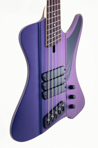 Dingwall D-Roc 5-string Electric Bass Guitar - Matte Blue to Purple Colorshift