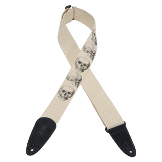 Levy's 2" Cotton & Suede Series Strap - White