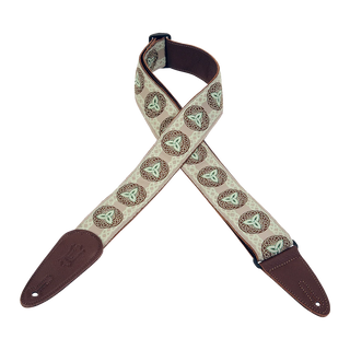 Levy's 2" Boho Jacquard Series Strap - Brown & Green