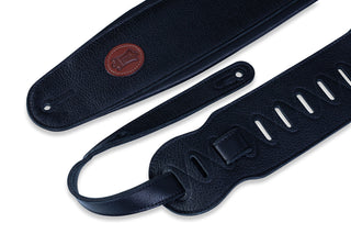 Levy's 4.5" Garment Leather Bass Strap - Black