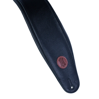 Levy's 4.5" Garment Leather Bass Strap - Black