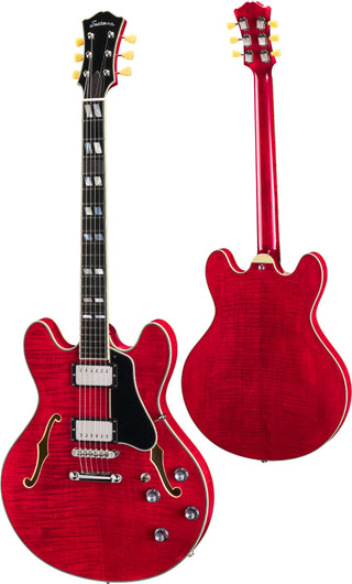 Eastman T486 Thinline Semi-Hollowbody Electric Guitar - Red
