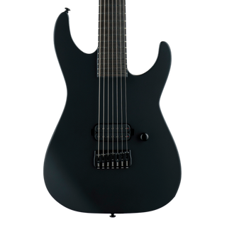 ESP LTD M-7HT Baritone Black Metal - Black Satin