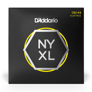 D'Addario NYXL Nickel Wound Electric Guitar Strings - Super Light Top / Regular Bottom 9-46