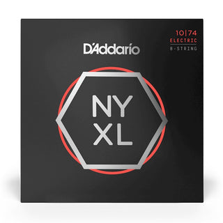 D'Addario NYXL Nickel Wound 8-String Electric Guitar Strings - Light Top / Heavy Bottom 10-74