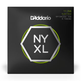 D'Addario NYXL Nickel Wound Electric Guitar Strings - Medium Top / Extra Heavy Bottom 11-56