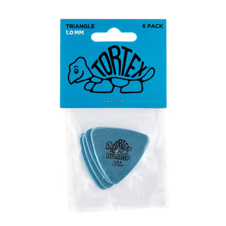 Dunlop 431P100 Tortex Triangle Pick 1.0mm (6-Pack)