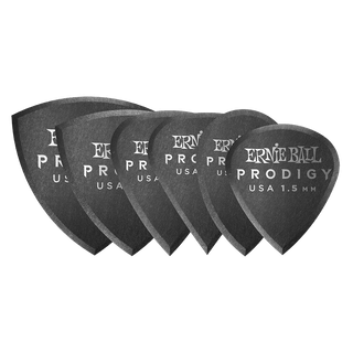 Ernie Ball 1.5mm Black Multipack Prodigy Picks 6-pack - Safe Haven Music